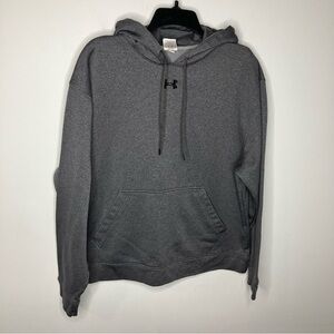 Under armour gray hoodie size large
